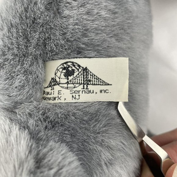 Paul E. Sernau Gray Manatee 15” Plush Stuffed Animal Vintage RARE - Picture 6 of 6